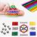 Set constructie magnetic 3d, 138 piese, joc educativ varsta 6+