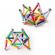 Set constructie magnetic 3d, 138 piese, joc educativ varsta 6+