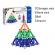 Set constructie magnetic 3d, 138 piese, joc educativ varsta 6+