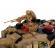 Tanc cu telecomanda 1:14 camuflaj desert, viteza maxima 8 km/h, 33x12x12 cm