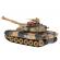 Tanc cu telecomanda 1:14 camuflaj desert, viteza maxima 8 km/h, 33x12x12 cm