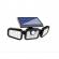 Lampa solara led, reglabila, model trio, cu senzor crepuscular si senzor de miscare
