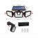 Lampa solara led, reglabila, model trio, cu senzor crepuscular si senzor de miscare