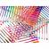 Set 140 piese, pixuri cu gel multicolor cu sclipici (glitter)