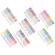 Set 140 piese, pixuri cu gel multicolor cu sclipici (glitter)