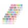 Set 140 piese, pixuri cu gel multicolor cu sclipici (glitter)