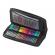 Set 242 piese, pixuri cu gel multicolor + rezerve + carte de colorat + penar