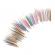 Set 242 piese, pixuri cu gel multicolor + rezerve + carte de colorat + penar