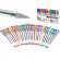 Set 25 piese, pixuri cu gel multicolor cu sclipici (glitter)