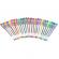 Set 25 piese, pixuri cu gel multicolor cu sclipici (glitter)