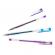 Set 50 piese, pixuri cu gel multicolor cu sclipici (glitter)