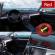 Banda decor interior crom tuning, 5m, rosu
