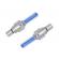 Set 2 capace valva cu led albastru, cu senzor de lumina si miscare