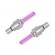 Set 2 capace valva cu led roz, cu senzor de lumina si miscare