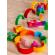 Set handmade, curcubeu arcada mica rosu