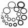 Set 225 de garnituri din cauciuc o-ring rezistente la ulei, 18 tipuri, dimensiuni