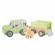 Camion din lemn pentru transport animale de ferma, orange tree toys