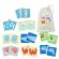 Joc de memorie din lemn cu vietatiile marii, orange tree toys