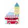 Jucarie montessori mini puzzle din lemn autobuzul londonez, orange tree toys