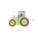 Puzzle tractor din lemn, orange tree toys
