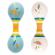 Maracas dublu alb, moulin roty
