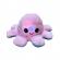 Caracatita reversibila din plus cu doua emotii, cu LED, albastru/roz, 20 x 8 cm, Vivo OCTOPUS-BLUE/PINK
