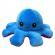 Caracatita reversibila din plus cu doua emotii, cu LED, mov/albastru, 20 x 8 cm, Vivo OCTOPUS-PURPLE/BLUE