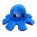 Caracatita reversibila din plus cu doua emotii, cu LED, mov/albastru, 20 x 8 cm, Vivo OCTOPUS-PURPLE/BLUE