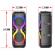 Boxa portabila zqs8239 cu microfon, 120w pmpo, bt/fm/aux/usb, rgb