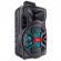 Boxa portabila karaoke zqs12137, 2 microfoane, 120w pmpo, led rgb