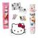 Set creativ de Craciun pentru copii, RMS, Cracker Hello Kitty, autocolante, masca de fata, multicolor, 11x11x55cm, 04-6042