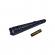 Baston electrosoc si lanterna ideallstore®, police x8, metalic, 35 cm, negru, acumulator inclus
