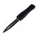 Briceag automat pentru vanatoare ideallstore®, futuristic blade, pvc, 23 cm, negru