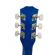 Chitara clasica ideallstore®, 95 cm, lemn, cutaway, albastru, stativ inclus