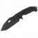 Cutit de vanatoare ideallstore®, survival avenue, otel inoxidabil, 23 cm, negru