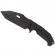 Cutit de vanatoare ideallstore®, survival avenue, otel inoxidabil, 23 cm, negru