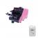 Pachet masina de baloane si lichid 5 l, telecomanda wireless, roz