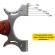 Prastie cu laser ideallstore®, sling queen, metalic, 11.5 cm, cu boloboc, maner lemn, maro, 200 bile 7 mm incluse