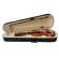 Vioara clasica din lemn ideallstore®, true sound, marime 1/2, toc textil si set corzi inclus