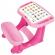 Banca scolara pilsan handy study desk pink