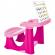 Banca scolara pilsan handy study desk pink