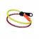Bratara tip fermoar, Zipper Bracelet, rosu/galben, 19 cm, Vivo S072-RED/YELLOW