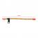 Bratara tip fermoar, Zipper Bracelet, rosu/galben, 19 cm, Vivo S072-RED/YELLOW