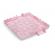 Covoras de joaca puzzle 150x150 cm momi zawi pink