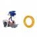 Figurina nintendo sonic cu telecomanda si skateboard super viteza