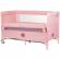 Patut pliabil chipolino relax flamingo linen cu laterala culisanta