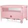 Patut pliabil chipolino relax flamingo linen cu laterala culisanta