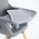 Scaun de masa transformabil scandi grey babygo