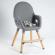 Scaun de masa transformabil scandi grey babygo