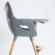 Scaun de masa transformabil scandi grey babygo